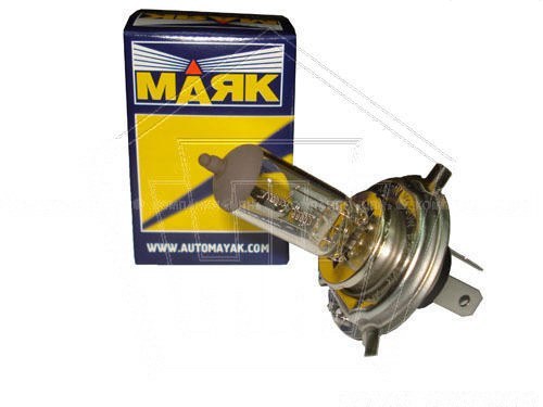 Лампа галогеновая H4 24V 100/90W МАЯК (54450)