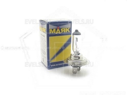 Лампа галогеновая H7 12V 100W МАЯК (52750)