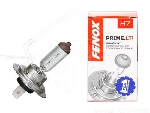 Лампа галогеновая H7 12V 55W FENOX PX26d (BH1300)