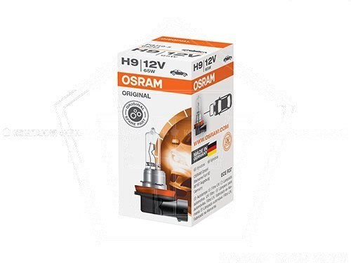 Лампа галогеновая H9 12V  65W OSRAM Standard РGJ19-5 ORIGINAL (64213)