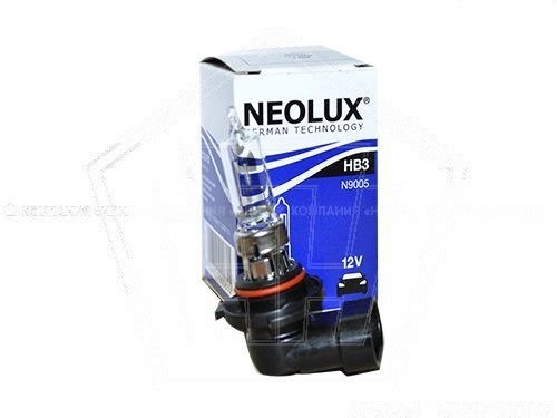 Лампа галогеновая HB3 12V  60W NEOLUX P20d ORIGINAL (NL-9005)