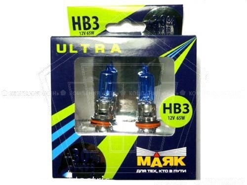 Лампа галогеновая HB3 12V  65W МАЯК Р20d (59005)