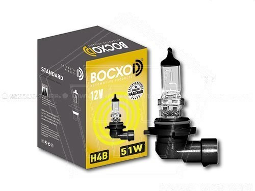 Лампа галогеновая HB4 12V  51W ВОСХОD P22d (80904)