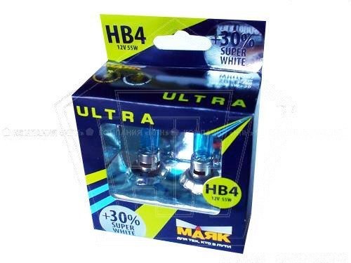 Лампа галогеновая HB4 12V  55W МАЯК Р22d (59006)