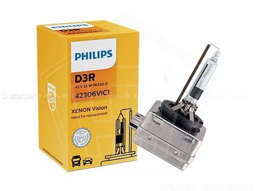 Лампа ксеноновая D3R 42V 35W PHILIPS Xenon Vision PK32d-6