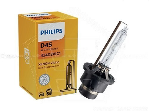 Лампа ксеноновая D4S 42V 35W PHILIPS Xenon Vision P32d-5