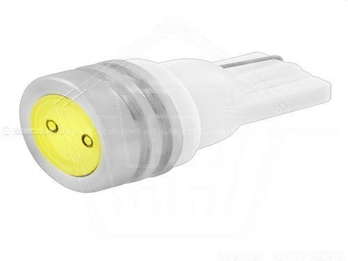 Лампа светодиод 12V Т10(W5W) SKYWAY 1 SMD диод без цоколя радиатор 1-контактная Белая (S08201094)