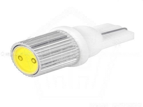 Лампа светодиод 12V Т10(W5W) SKYWAY 1 SMD радиатор без цоколя 1-контактн Белая (S08201098)