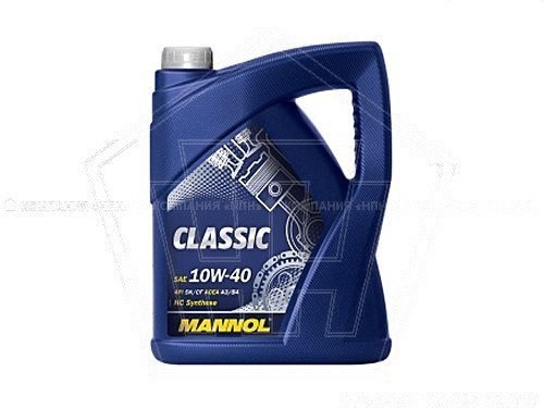 Масло MANNOL моторное 10W-40 Classic (  4л) полусинтетика (7501-4)