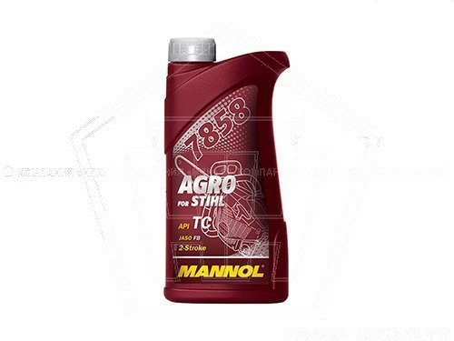 Масло MANNOL моторное   2-х тактное  Agro Formula S (1л) синтетика