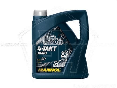 Масло MANNOL моторное   4-х тактное  Agro SAE 30   (4л) минеральное