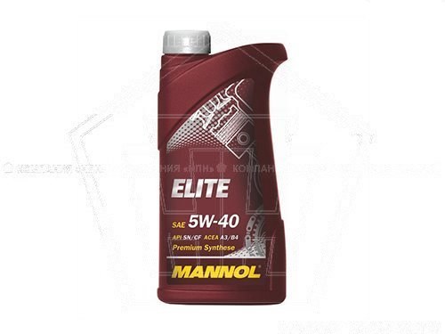 Масло MANNOL моторное 5W-40 Elite ( 1л) синтетика (7903-1)