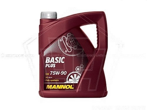 Масло MANNOL трансмиссионное 75W-90 Basic GL-4+ (4л) синтетика (8108-4)