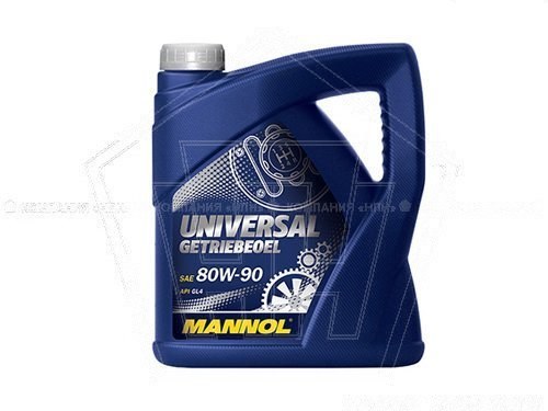 Масло MANNOL трансмиссионное 80W-90 Universal GL-4 (4л) универсальное (8107-4)