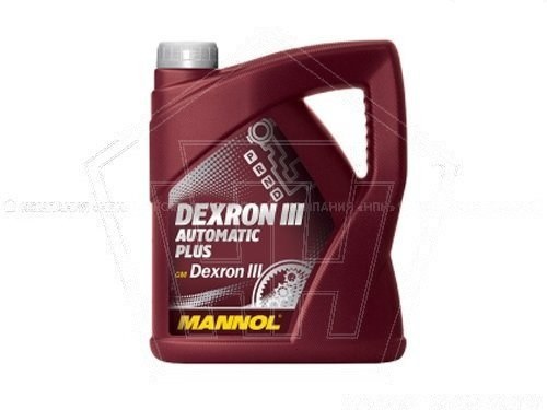 Масло MANNOL трансмиссионное Automatic-plus ATF Dexron III (4л) (8206-4)