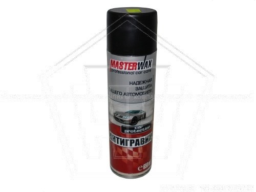 Антигравий MasterWax  серый (650мл) аэрозоль (трубка L- 400 мм)