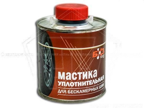 Мастика шиномонтажная уплотнительная обод/колесо (800 мл) БХЗ (83934)