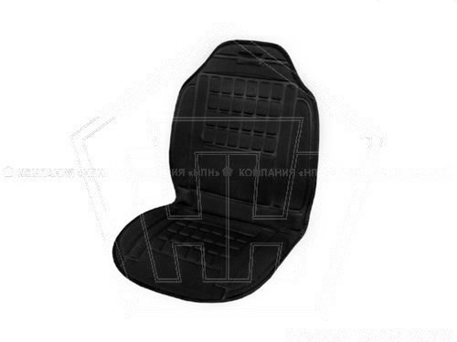 Накидка на сиденье с подогревом SKYWAY  98х52см 12V черный.