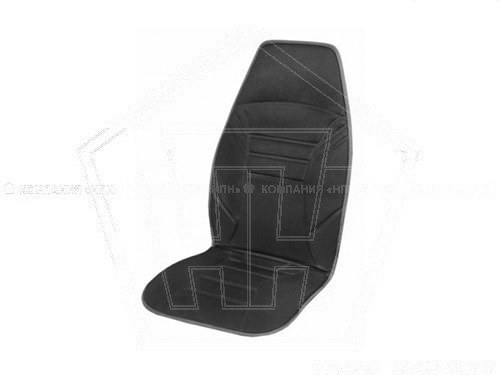 Накидка на сиденье с подогревом SKYWAY с терморегулятором 118х53см 12V черный, 2 режима (S02201002)