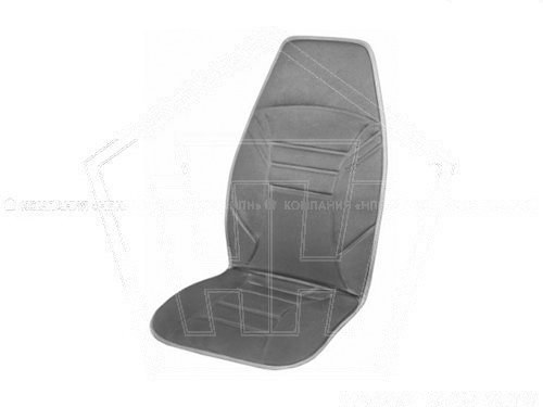 Накидка на сиденье с подогревом SKYWAY с терморегулятором 118х53см 12V серый, 2 режима (S02201001)