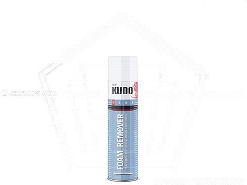Очиститель пены монтажной KUDO (400 мл) серия HOME (застывшей) (KUPH04R)