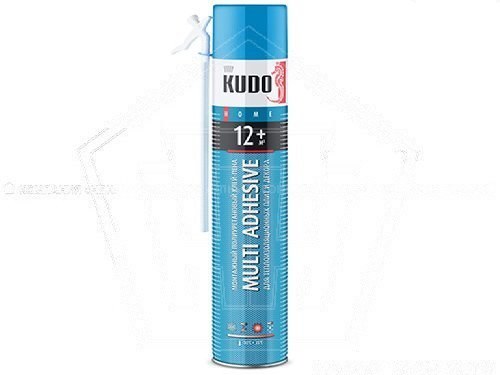 Очиститель пены монтажной KUDO (650 мл) серия HOME (незатвердевшей) (KUPH06C)