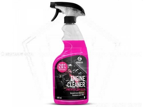 Очиститель внешних поверхностей двигателя "GraSS" "Engine Cleaner" ( 600 мл.) триггер