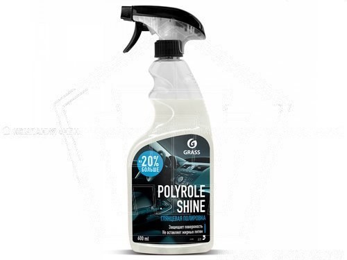 Полироль пластика и панели GraSS глянцевый "Polyrole Shine" ( 600 мл.) триггер (110388)