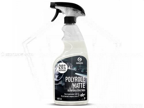 Полироль пластика и панели GraSS матовый "Polyrole Matte" виноград ( 600 мл.) триггер (110394)
