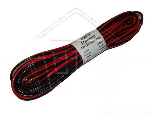 Провод акустический ШВПМ 2*0,5 кв.мм (10 м) (ШВПМ 2*0,50*10)