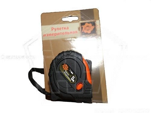 Рулетка 5м обрезиненый корпус BERIL (612005)