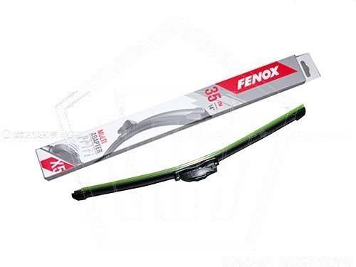 Щетка стеклоочистителя 350 мм/14" бескаркасная FENOX + 5 адаптеров (1шт.) (WB35200)