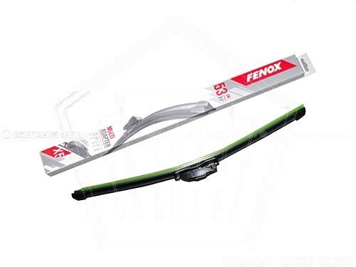 Щетка стеклоочистителя 500мм/20" бескаркасная FENOX + 5 адаптеров (1шт.) (WB50200)