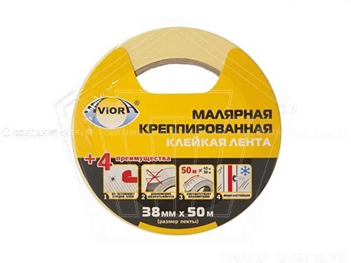 Скотч покрасочный (38мм* 50м) "AVIORA" (304-009)