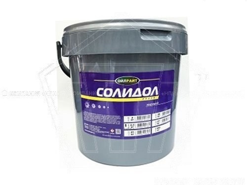Смазка Солидол  OILRIGHT  9,5 кг. жировой, ведро
