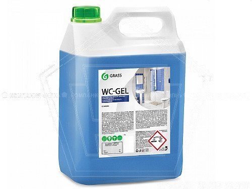 Средство для чистки сантехники GraSS "WC-GEL" (5,3 кг.) кислотное, канистра (125203)