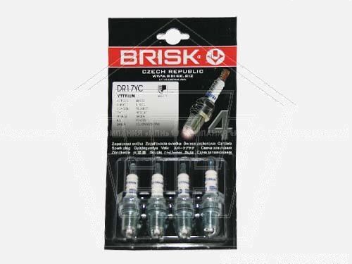 Свеча BRISK DR 17 YC  для а/м ГАЗ 3302 дв.405,409 Euro 3 (блистер, к-кт, 4 шт.) (DR17YC)