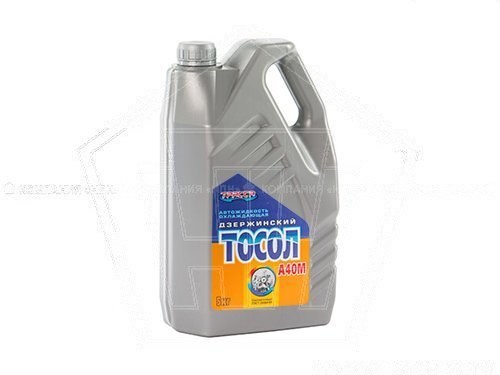 Тосол А-40М "ТРАССА" Эконом ( 5 кг) Дзержинский, прозрачная канистра