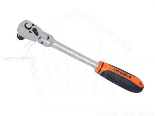 Трещотка 1/4" L115 мм 45 зубов короткая АвтоDело (39767)