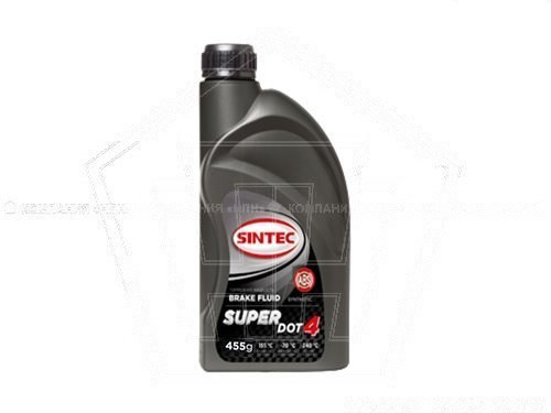 Жидкость тормозная "SINTEC" SUPER DOT-4 (455 гр.) (990244)