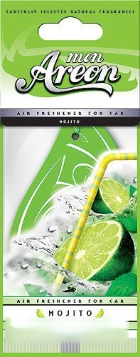 Ароматизатор воздуха подвесной  AREON бумажный MON AREON (MOJITO)