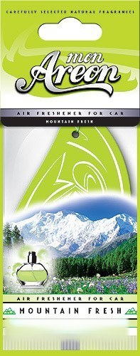 Ароматизатор воздуха подвесной  AREON бумажный MON AREON (MOUNTAIN FRESH)