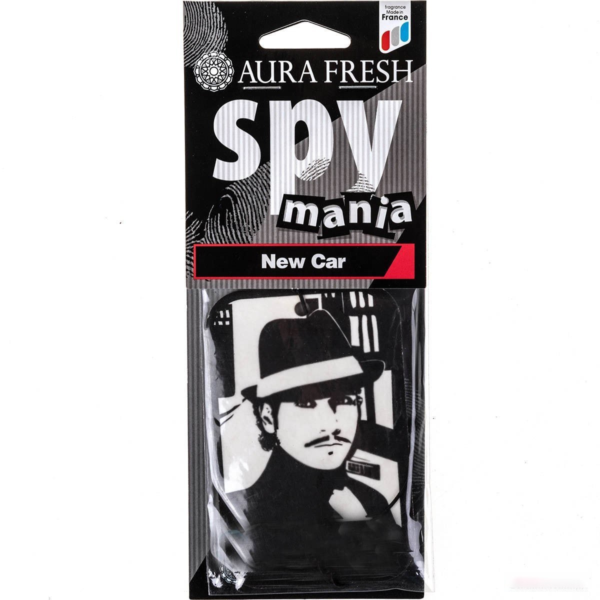 Купить Ароматизатор воздуха подвесной AURA FRESH SPY MANIA New Car кор ...
