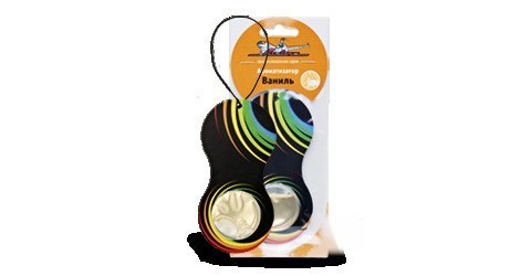 Ароматизатор воздуха подвесной гелевый AIRLINE   Восьмерка  ваниль