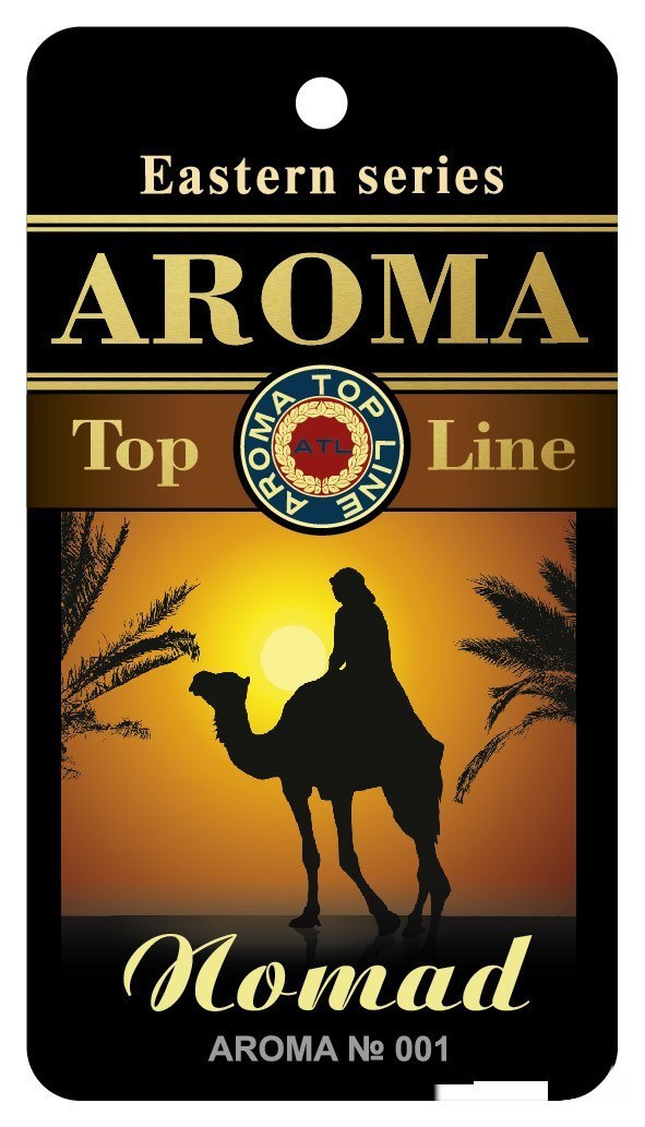 Ароматизатор воздуха подвесной картонный TOP LINE №001 