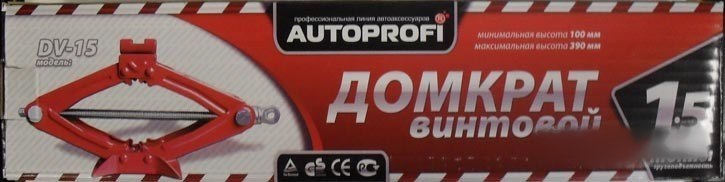 Домкрат механический ромбический 