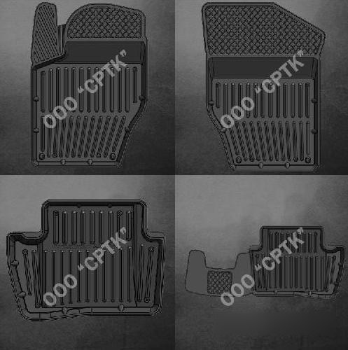 Коврики а/м резиновые Citroen C4 SRTK (2004-2012)