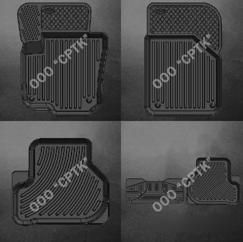 Коврики а/м резиновые Volkswagen-Passat B7 (10-) SRTK