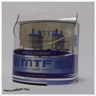 Лампа автомобильная MTF H3 12V 55W Palladium (к-т)