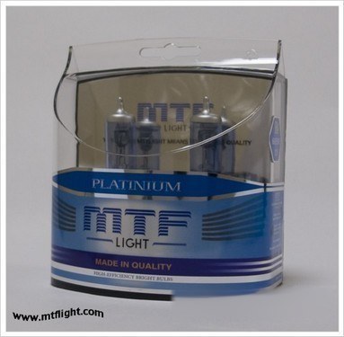 Лампа автомобильная MTF HB4 12V 55W Platinum (к-т) (9006)